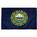 Waterproof State Of New Hampshire Flag 3x5ft Strong Canvas Heading And Brass Grommets