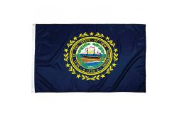 China Waterproof State Of New Hampshire Flag 3x5ft Strong Canvas Heading And Brass Grommets supplier