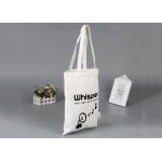 Canvas Reusable Cotton Tote Bags Lightweight Shockproof Protective for sale