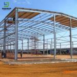 Customized Prefab Steel Frame Structure Construction Warehouse Building Garage Shed Workshop for sale