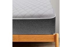 China 25cm 4 Layer Quilted Roll Up Memory Foam Topper Ergonomic Cutting supplier