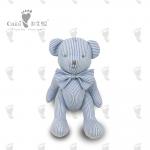 34 X 24cm Doll Plush Toy Grey Teddy Bear Child Friendly Customized Colour for sale