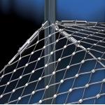 AISI316 Stainless Steel Wire Rope Mesh Transparent Railing Infill Guardrail