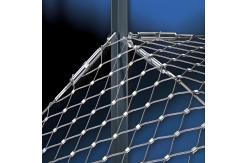 China AISI316 Stainless Steel Wire Rope Mesh Transparent Railing Infill Guardrail supplier