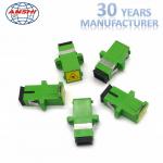 Ftth SM SC APC Simplex Adapter With Shuttle Laser Marking for sale