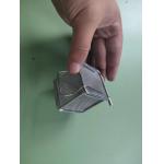 Neatly Kitchen Pantry Silver Mesh Baskets With Wooden Handles