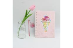 China Custom Plush Fluffy Small Giveaway Gifts Ultraportable Notebook And Pen supplier