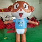 advertising cartoon Inflatable characters customized animal cartoon walking inflatable fox mous for sale