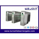 Access Control Flap Barrier Gate Electronic Turnstile High Speed For School Stadium for sale