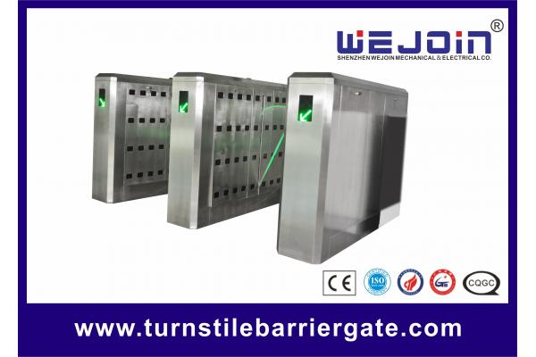 Access Control Flap Barrier Gate Electronic Turnstile High Speed For School Stadium