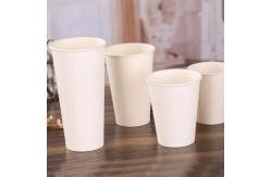 China Wholesale custom logo Poly Coating Drink 8oz Customized Disposable Paper Cups supplier