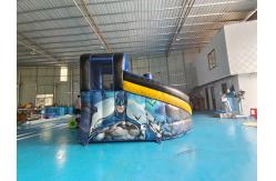 China Fireproof Commercial Inflatable Bouncer Moonwalk Cartoon Theme With Rotary Slide Combo supplier