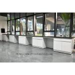 Waterproof Steel Lab Workstation Bench , Anticorrosive Island Benches In Laboratory for sale