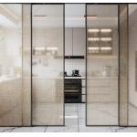 10mm Speciality Glass Laminated Wired Glass Smooth Surface