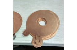 China Long Life Copper Electrode Slice Piezoelectric Element For Industry supplier