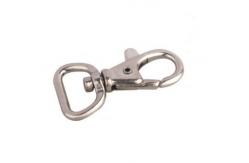 China Zinc Alloy Fast Eye Snap Hook Sliver Pet Hardware supplier