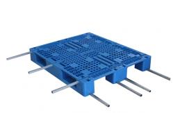 China Steel Reinforced Plastic Pallets For Warehouse 6 T Static Load 1000X1000mm supplier