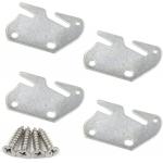 Wood Bed Rail Hook Plates Play a Role in Supporting Fixed Bed Frame ISO9001 Rohs CE for sale