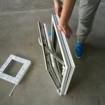 Single Glazed Aluminum Tilt And Turn Windows Swing For Casement