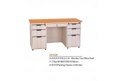 China KD Structure Steel Office Table Desk With Drawers Modern Office Furniture supplier
