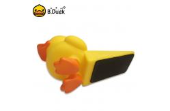 China Customized Logo Vinyl Figures Toys Duck Non Phthalate PVC Material supplier