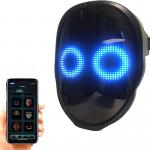 Programmable Smart LED Face Mask Bluetooth Shining For Halloween Party Cosplay for sale