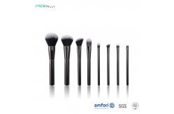 China 100% Synthetic Hair Travel Makeup Brush Set With Metal Handle supplier