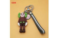 China 3D Character Keychain With Metal Key Ring Custom Keychain supplier