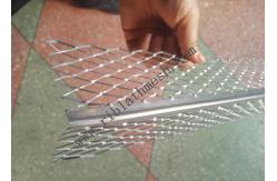 China Expanded Galvanized Metal Drywall Plaster Angle Bead  70mm Wing supplier