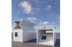 China Z Shaped Waterproof Container Foldable House Fire Resistant For Storage supplier