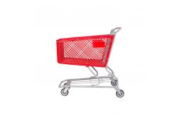 China High Quality Customizable Half Plastic Foldable Shopping Trolley Cart supplier