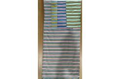 China Smooth And Hygroscopic Soft High Quality Striped Knit Fabric For T-Shirt supplier