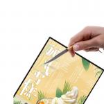 Customized Size Glass Panel Advertising Poster Frame LED A4 Light Box