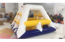 China Supplier Floating Inflatable Water Climbing Tower Toys with Blob and Slide supplier