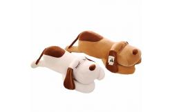 China EN71 50cm Polypropylene Cotton Filled Short Plush Dog Toy supplier