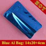 Glossy Blue Self Standing k Pouch For Whey Protein Powder Packaging / Protein Powder Bag for sale