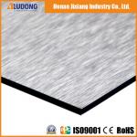 External Wall Antibacterial Silver Brushed 1250mm*3050mm 3mm ACM Panel for sale