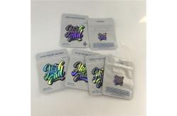China Printed 3.5g Smell Proof Plastic Pouches Irregular Shape Edible Mylar Bag supplier