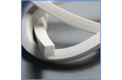 China Extruded Silicone Sponge Rubber Foam Tape Strip With High Temp Tolerant supplier