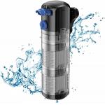 Submersible Internal Aquarium Power Filter Adjustable Water Flow Filtration System for sale