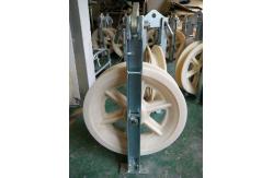 China Power Transmission Line Stringing Tools MC Nylon Sheave 118kg Weight supplier