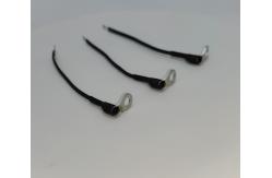 China Surface Mount PT1000 Temperature Sensor 120mm Length Black supplier