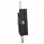 Electrical Panel Board Garage Door Lock Black Powder Coated for sale