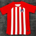 100% Polyester Football Team Jersey Tear Resistant Fan Striped Soccer Jersey for sale