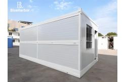 China Prefabricated Steel Folding Container House Flat Pack Container House supplier