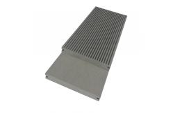 China Moistureproof Engineered Composite WPC Planks Hollow Outdoor Decking Flooring 145mm supplier