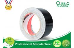 China Black Duct Tape Waterproof , Heat Resistant Duct Tape Custom 70 Mesh supplier