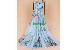 China High quality spun polyester voile printing fabric for muslim shawl , scarf , dress, embroidery super fine quality top supplier