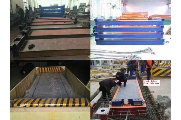 3.4M Heavy Duty Truck Scale Weighbridge Composite Metal Rust Proof