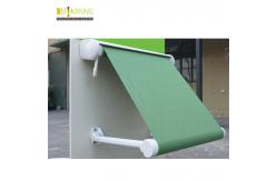 China Aluminum Retractable Window Awnings Drop Arm Remote Control Deck Awnings supplier